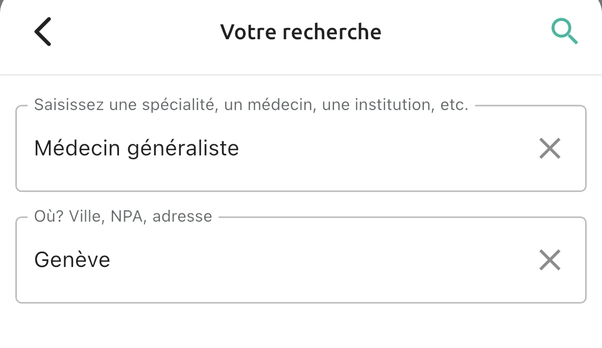 search options FR